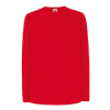 Kids Value Long Sleeve T-Shirt in red