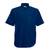 Short Sleeve Oxford Shirt in navy
