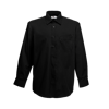Long Sleeve Poplin Shirt in black