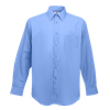 Long Sleeve Poplin Shirt in mid-blue