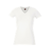 Lady Fit V Neck T-Shirt in white