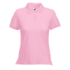 Lady Fit Pique Polo Shirt in light-pink