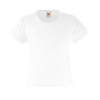 Girls Value T-Shirt in white