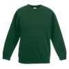 Kids Drop Shoulder Sweatshirt in bottle-green