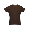 THC LUANDA 3XL. Men's t-shirt in chocolate