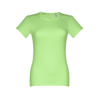 ANKARA WOMEN. Women's t-shirt in lime-green