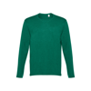 THC BUCHAREST. Men's long sleeve t-shirt in emerald-green