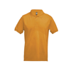 ADAM. Men's polo shirt in amber