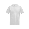 ADAM. Men's polo shirt in ghost-white