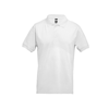 ADAM. Men's polo shirt in white