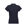 EVE. Women's polo shirt in dark-blue