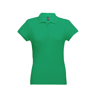 THC EVE. Women's polo shirt in green