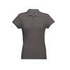 THC EVE. Women's polo shirt in grey