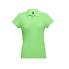 THC EVE. Women's polo shirt in lime-green
