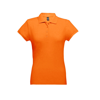 THC EVE. Women's polo shirt in orange