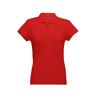 THC EVE. Women's polo shirt in red