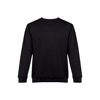 THC DELTA. Sweatshirt (unisex) in cotton and polyester in black