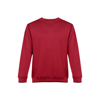 THC DELTA. Sweatshirt (unisex) in cotton and polyester in blood-red