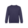 THC DELTA. Sweatshirt (unisex) in cotton and polyester in dark-blue