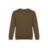 THC DELTA. Sweatshirt (unisex) in cotton and polyester in khaki