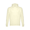 PHOENIX. Unisex hooded sweatshirt in cream