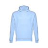 THC PHOENIX. Hooded sweatshirt (unisex) in cotton and polyester in light-blue