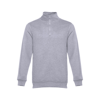 THC BUDAPEST. Unisex sweatshirt in light-grey