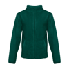 THC HELSINKI. Men's Polar fleece jacket with elasticated cuffs in emerald