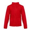 THC HELSINKI. Men's Polar fleece jacket with elasticated cuffs in red