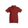 ADAM KIDS. Children's polo shirt in blood-red