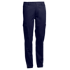 THC TALLINN. Cotton and elastane trousers in dark-blue
