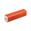 TESLA. Portable battery in orange