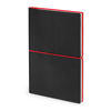 BLOGER. A5 Notepad in red