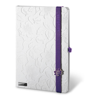 LANYBOOK INNOCENT PASSION WHITE. Notepad in purple