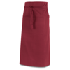 Bar apron in blood-red