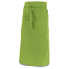 Bar apron in lime-green