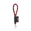 75090. Lanyard Tube Short Set. Standard Models in Black/Red