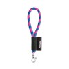 75090. Lanyard Tube Short Set. Standard Models in Hexachrome Pink/Royal Blue