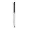 NEO. Ball pen with touch tip in aluminium in Black/Satin Silver