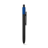 KIWU METALLIC. ABS ballpoint with shiny finish and lacquered top with metallic finish in blue