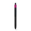 KIWU METALLIC. ABS ballpoint with shiny finish and lacquered top with metallic finish in pink