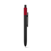 KIWU METALLIC. ABS ballpoint with shiny finish and lacquered top with metallic finish in red