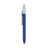 KIWU CHROME. ABS ballpoint with shiny finish and top with chrome finish in blue
