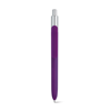 KIWU CHROME. ABS ballpoint with shiny finish and top with chrome finish in purple