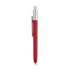 KIWU CHROME. ABS ballpoint with shiny finish and top with chrome finish in red