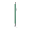 LEA. Aluminium ball pen with clip in lime-green