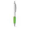 MOVE. Ball pen with metal clip in lime-green