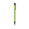 POPPINS. Soft touch aluminium ball pen in lime-green
