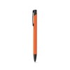 POPPINS. Soft touch aluminium ball pen in orange