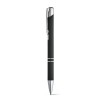 BETA SOFT. Soft touch aluminium ball pen in black